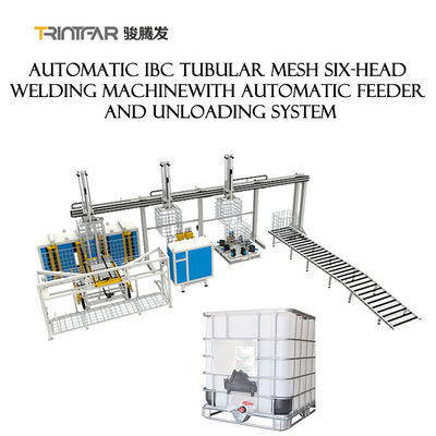 IBC Tank Tubular Mesh Automatyczna spawarka z automatycznym systemem rozładunku