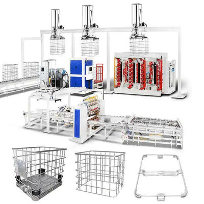 Linia produkcyjna ramy klatki IBC ręczna / automatyczna