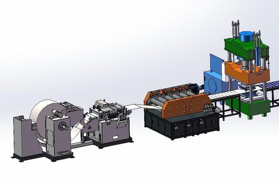 Automatyczne ładowanie i rozładunek całkowicie automatyczne transformator chłodnicy linii produkcyjnej