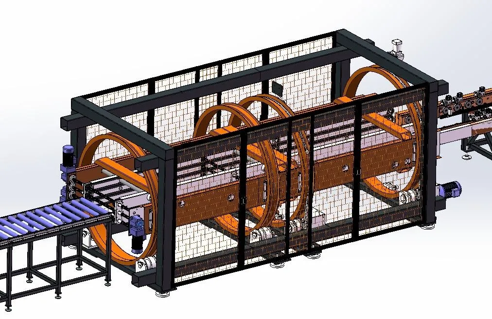 Zautomatyzowana linia produkcyjna do żeber chłodzących transformatory 4