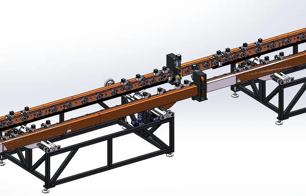 Zautomatyzowana linia produkcyjna do żeber chłodzących transformatory 5