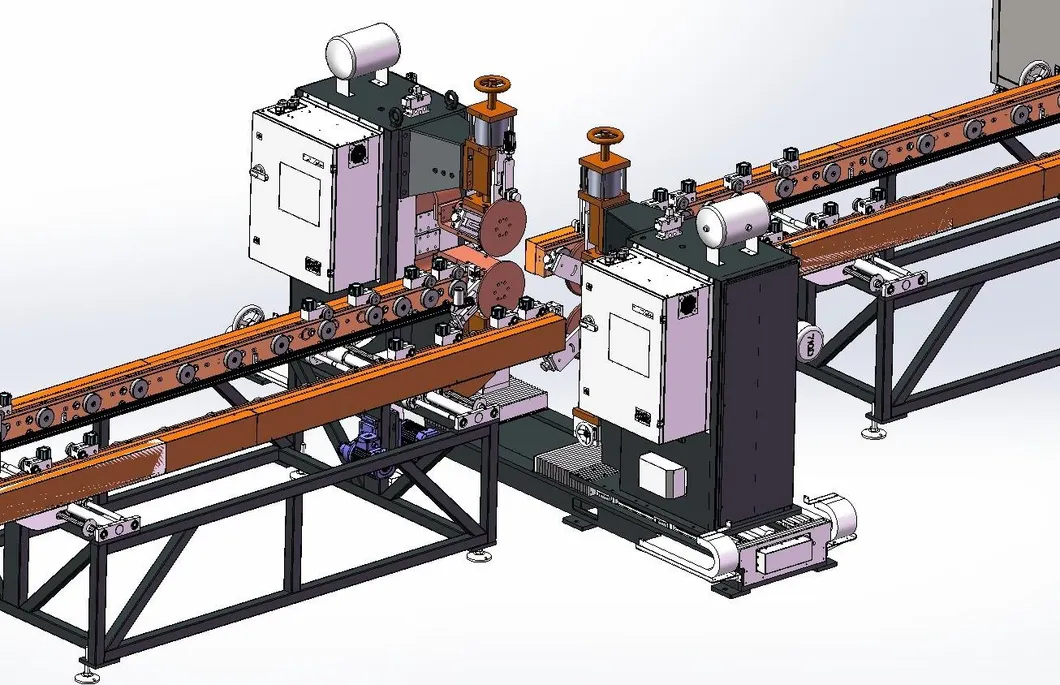 Zautomatyzowana linia produkcyjna do żeber chłodzących transformatory 7