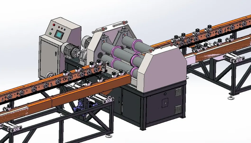 Zautomatyzowana linia produkcyjna do żeber chłodzących transformatory 9