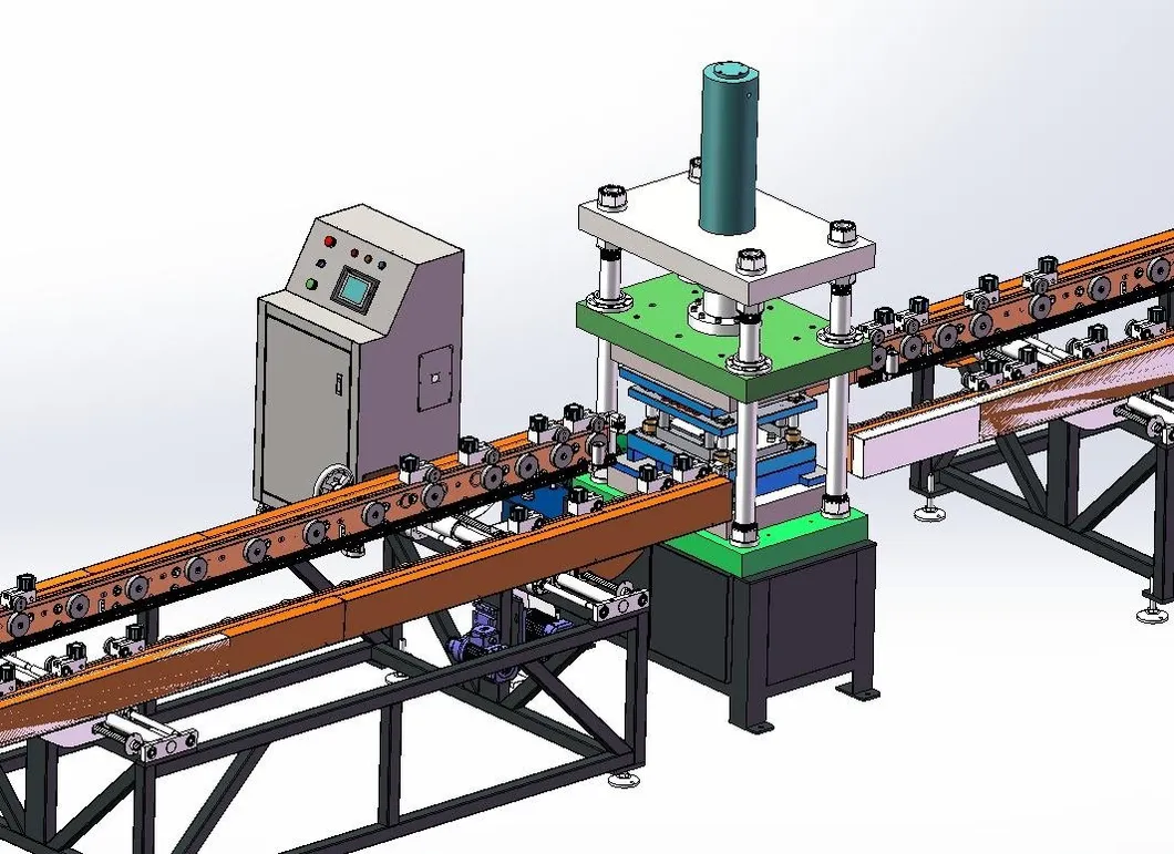 Zautomatyzowana linia produkcyjna do żeber chłodzących transformatory 10