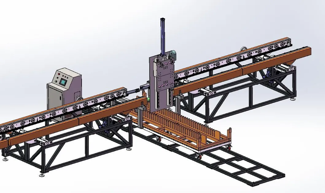 Zautomatyzowana linia produkcyjna do żeber chłodzących transformatory 11